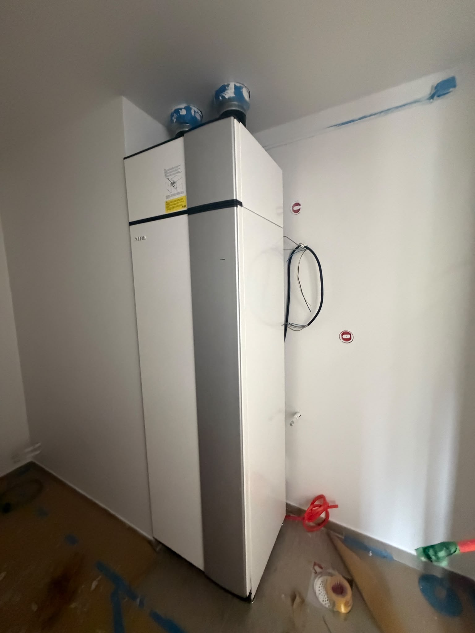 NIBE värmepumpsinstallation — Stockholm